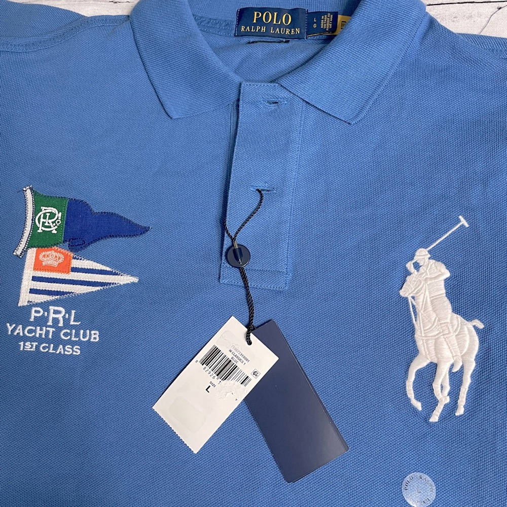 Polo by Ralph Lauren Blue Polo Shirt - Picture 4 of 4